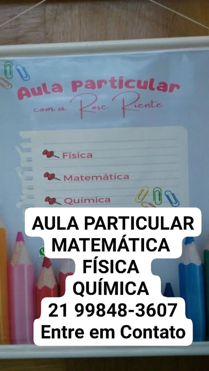 Aula Particular Química Física Matemática - Foto 4