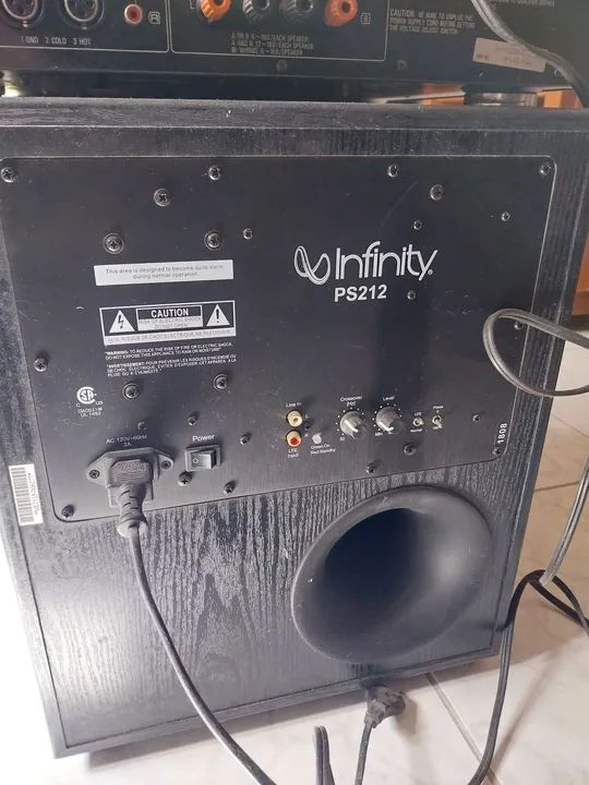 Caixa de Som Subwoofer Infinity  zPs.212 400 watts.  - Foto 3