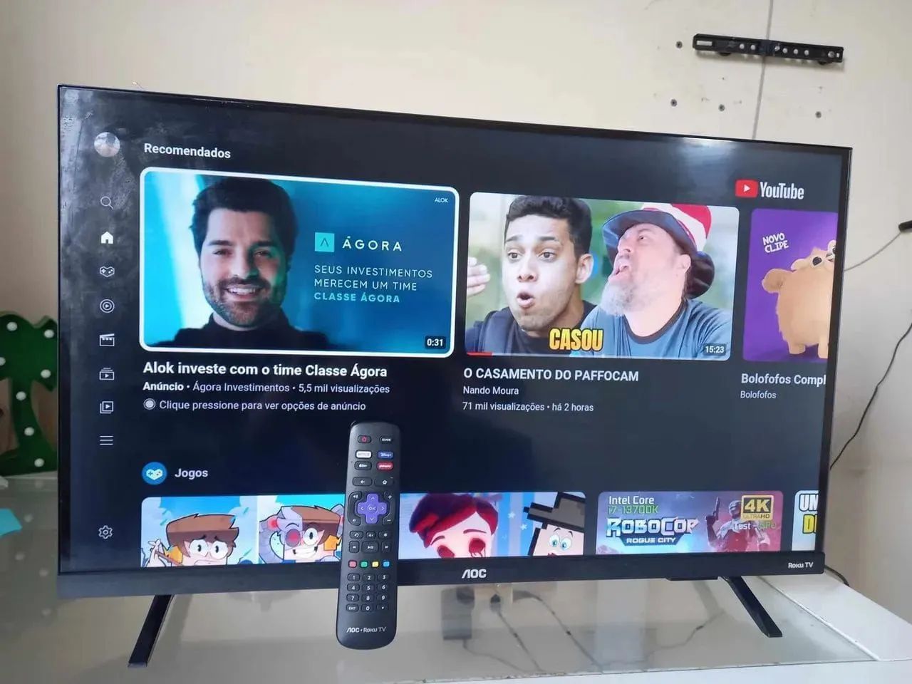 TV Smart AOC 32 Polegada 