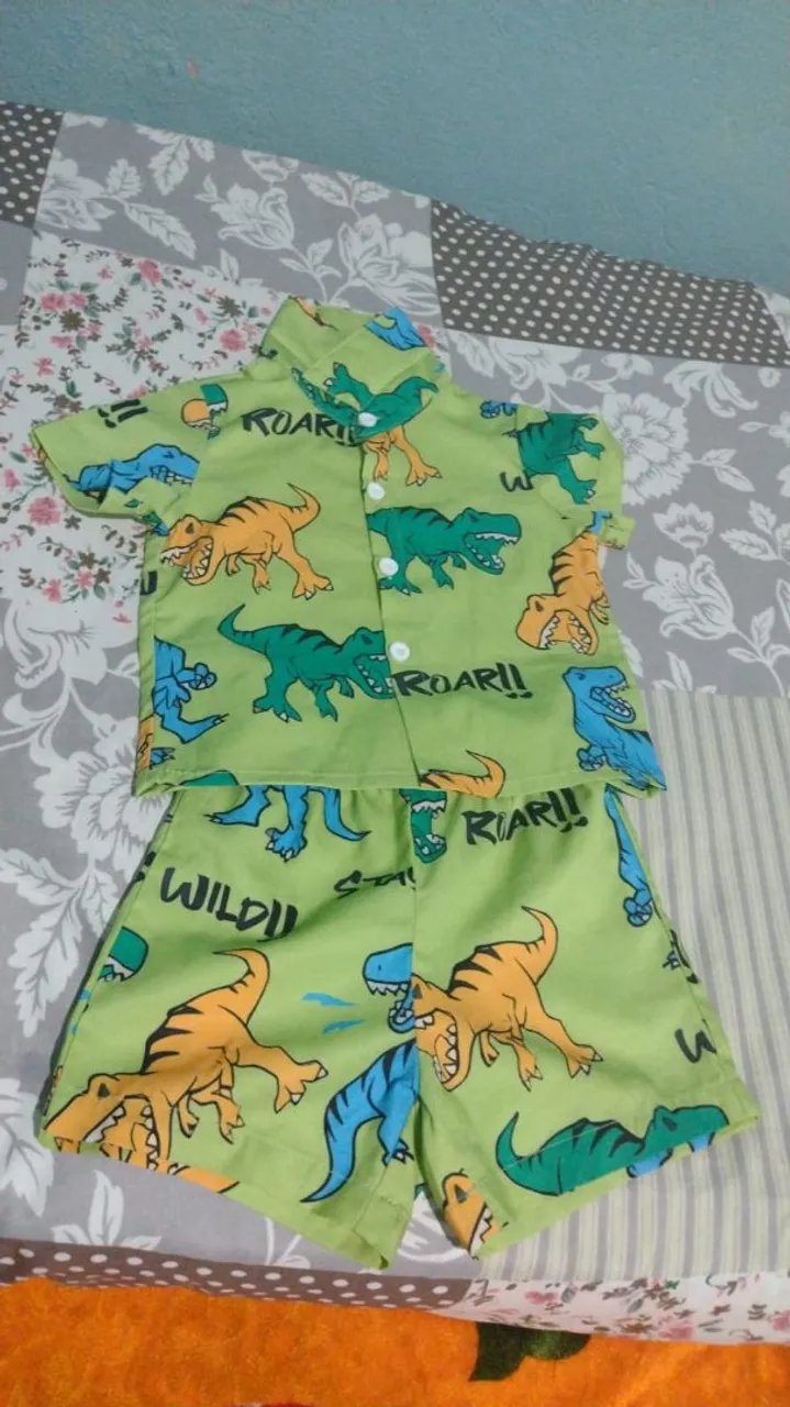 Conjunto Dino Verde