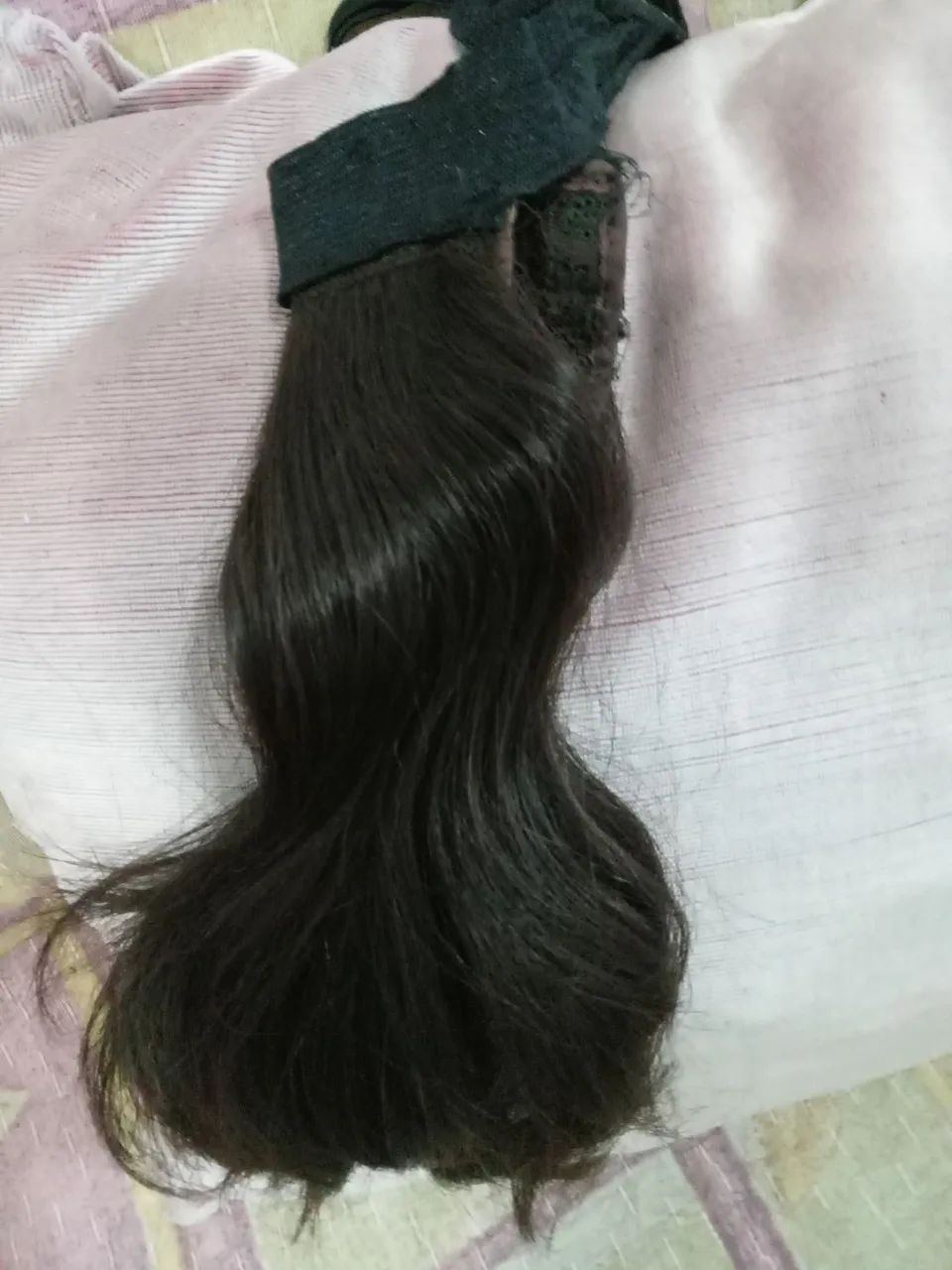 Aplique de cabelo orgânico   rabo de cavalo  - Foto 3