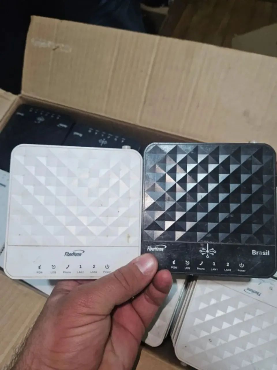 Onu Fiberhome Bridge AN5506-02B Branca (60 unidades) S/fonte - Foto 2