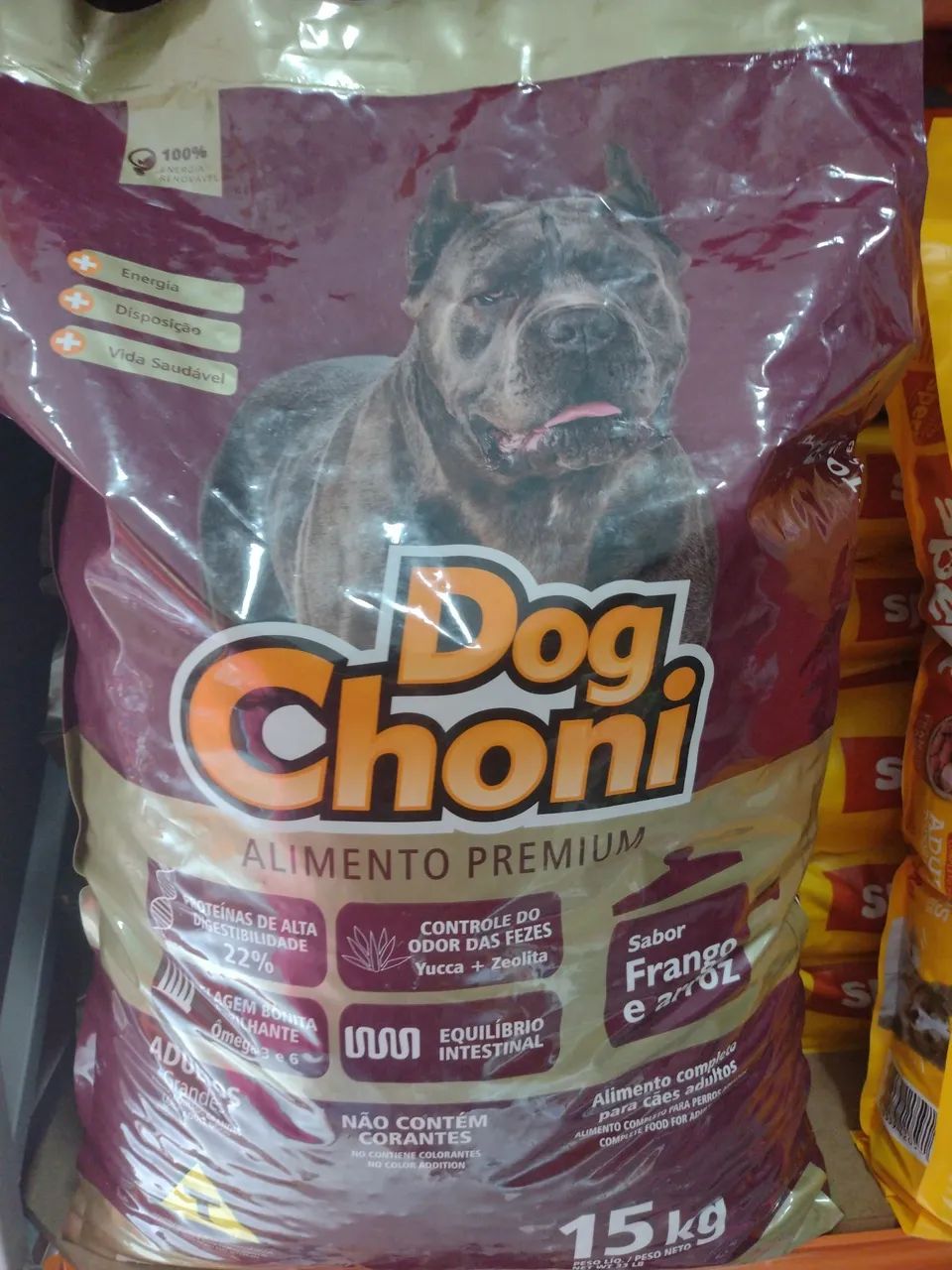 Ração Dog Choni Frango e Arroz 15kg