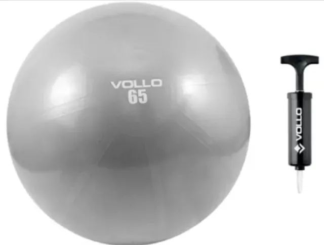 Bola Exercício Yoga Pilates Suíça Fit Ball Vollo 65cm