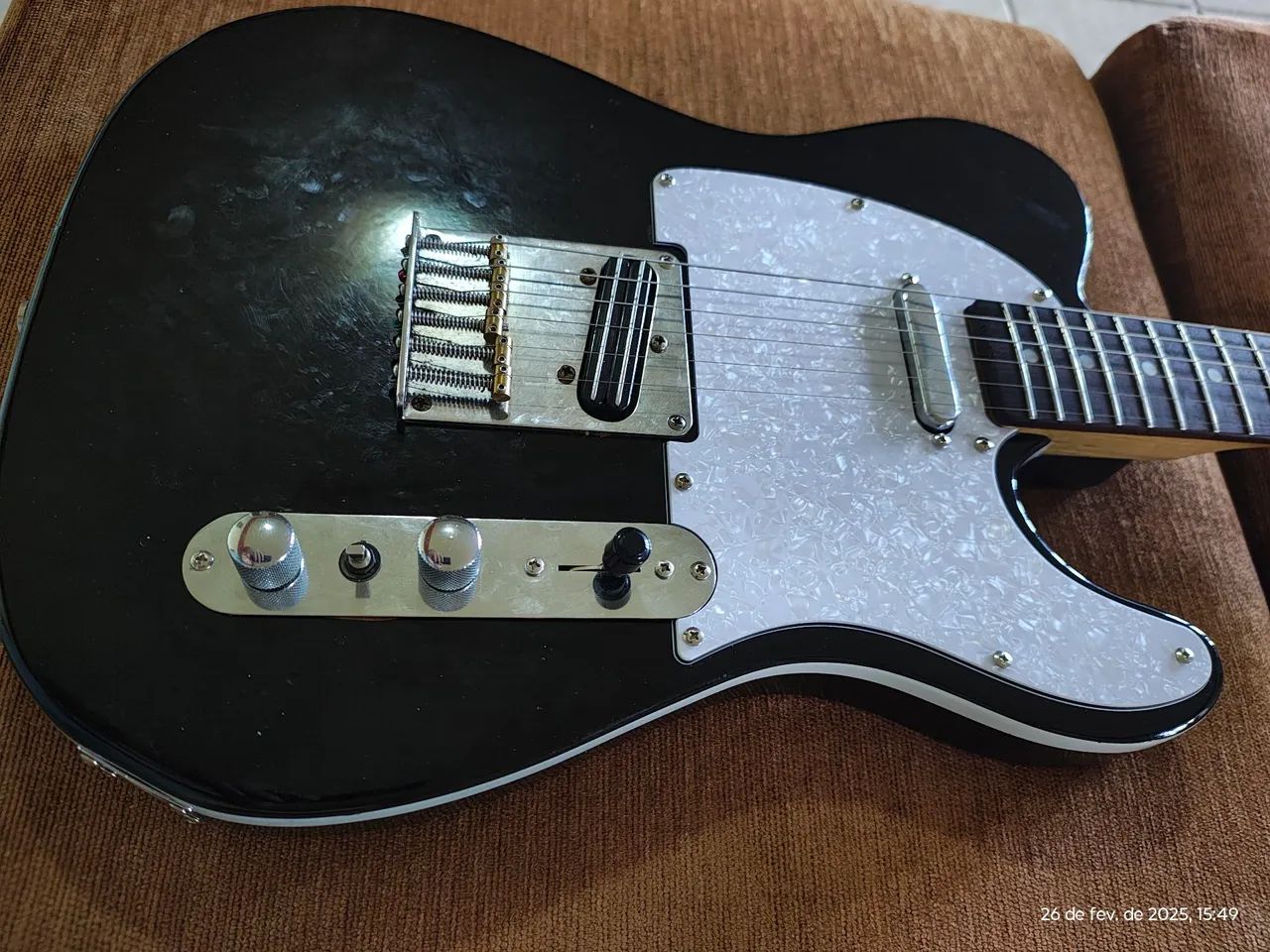 Guitarra telecaster squier afinity (leia o anuncio) - Foto 4