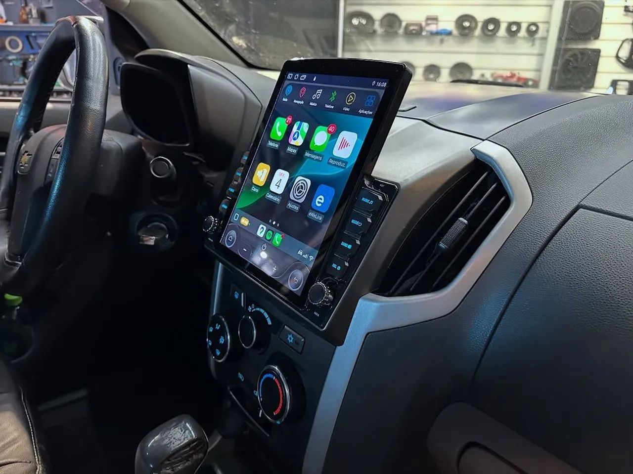 Multimídia Android tesla Chevrolet S10  - Foto 5