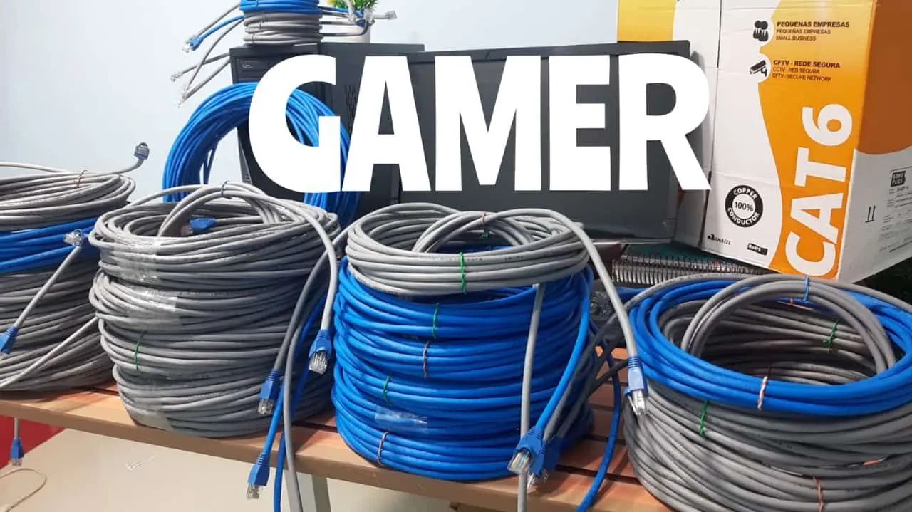 Cabo de rede Internet CAT6 e CAT.5e 100% cobre 3m,5m,10m,15m,20m,25m,30m,40m,50m ORIGINAL  - Foto 2