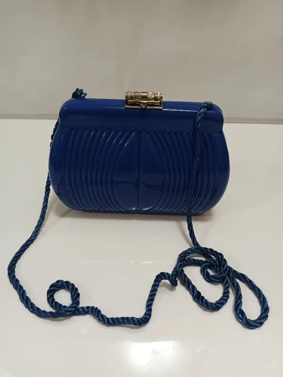 Bolsa azul vintage 