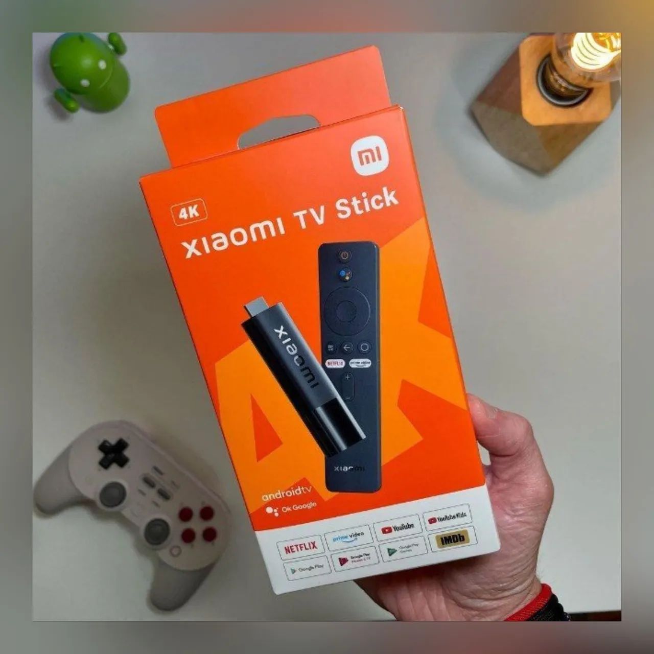 Lançamento Xiaomi Mi TV Stick 4k/comando de voz/8GB-2GB de memória RAM/Android 11 - Foto 3
