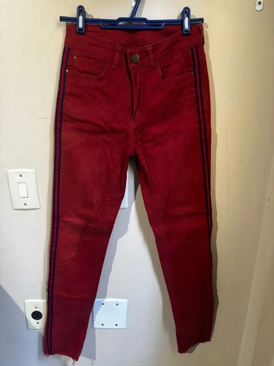 Calça Skinny Vermelha