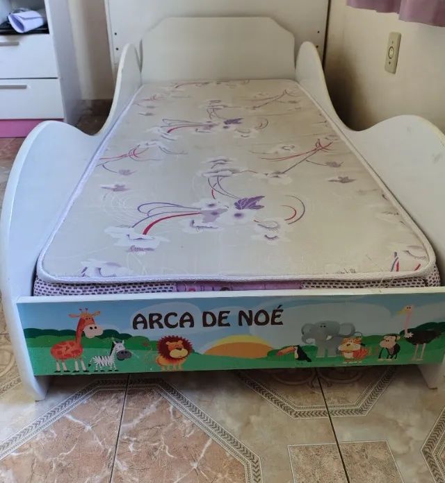 Cama infantil com colchão  - Foto 2