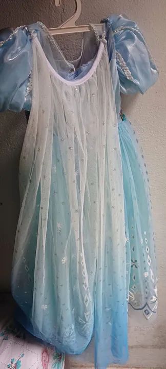 Vestido de Princesa Frozen Infantil - Foto 2