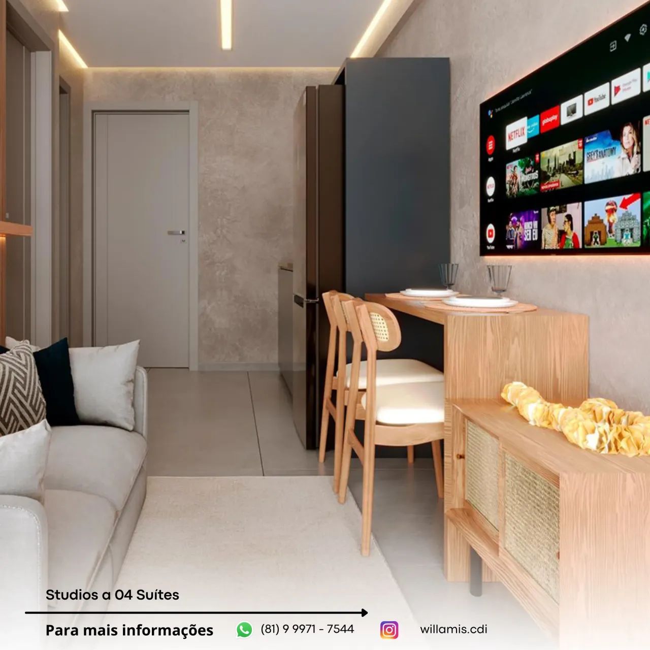 STUDIO EXCLUSIVO A 100M DAS PISCINAS NATURAIS DE CAMPAS |  OPORTUNIDADE ÚNICA - Foto 15