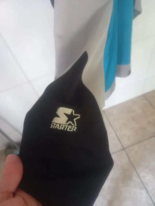 Camiseta de Hóquei do San Jose Sharks - Tamanho L - Foto 5