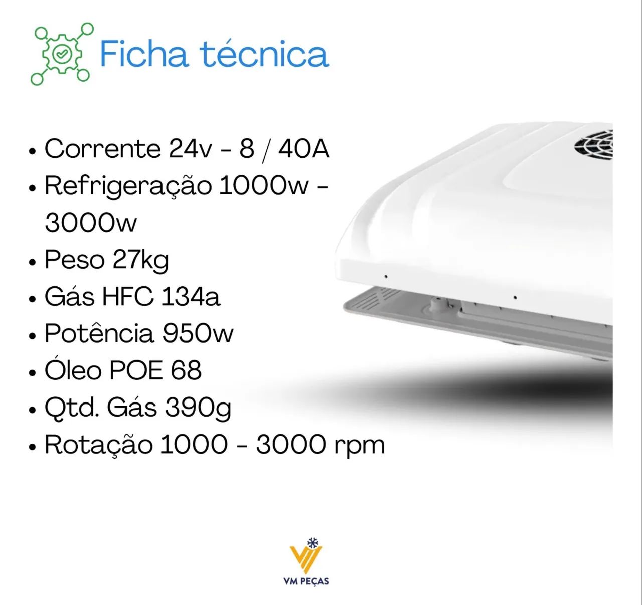 Ar condicionado elétrico para caminhões  - Foto 2