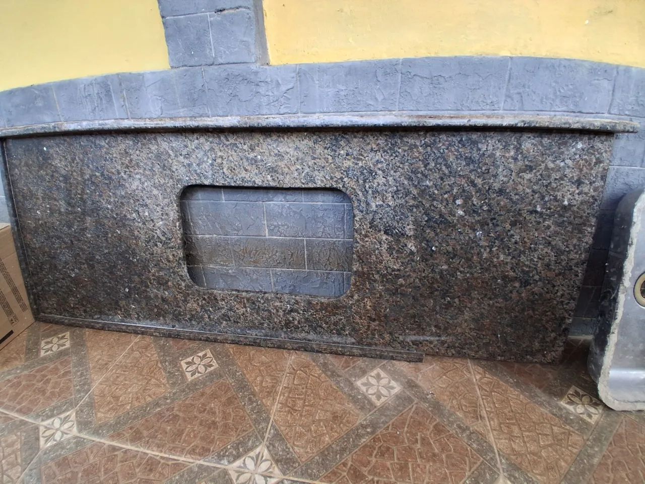 Bancada de mármore e pia inox - Foto 4