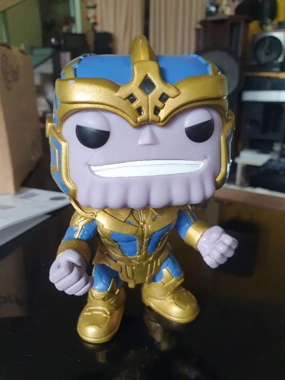Funko pop Marvel Original Thanos N78 Guardiões Da Galáxia Exclusivo