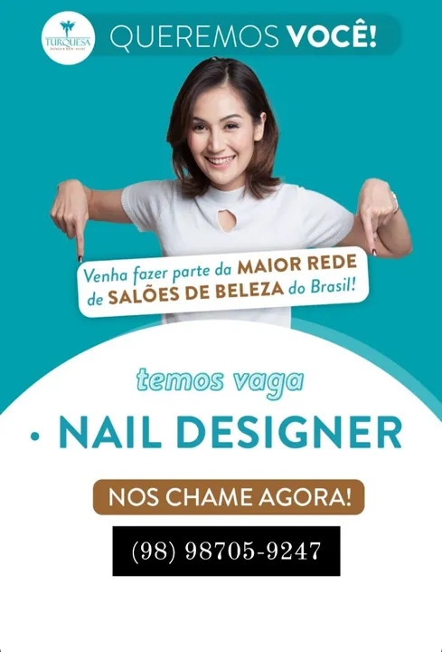 Vaga Nail designer fixa 
