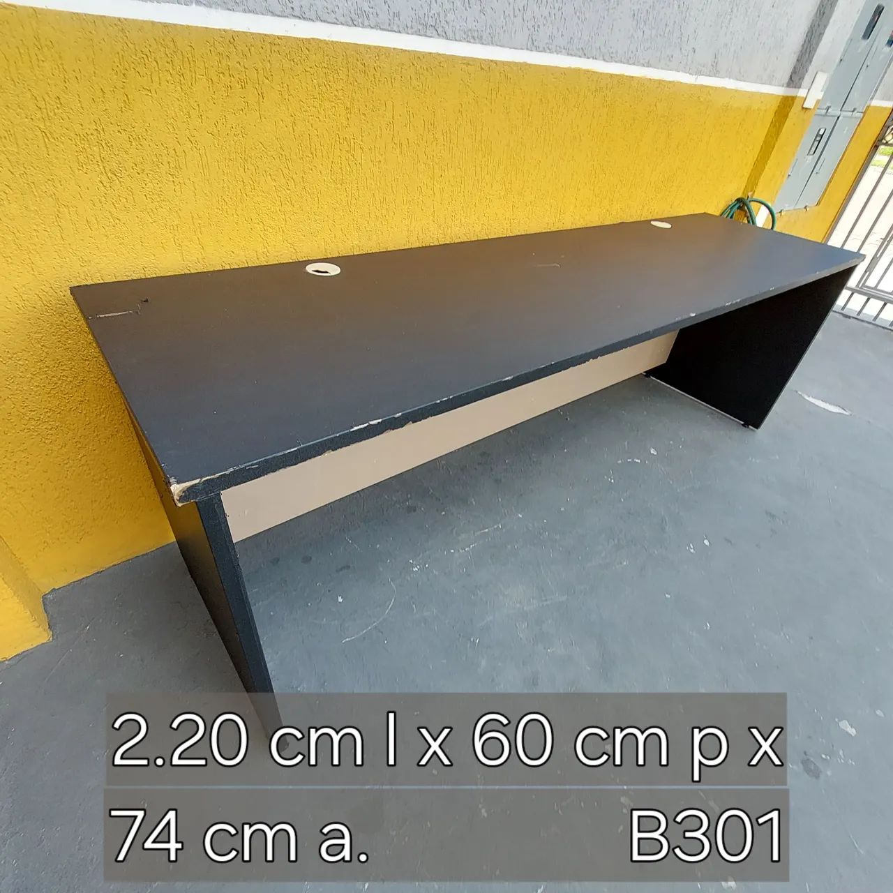 Mesa de Escritório 2,20m x 60cm - Foto 2
