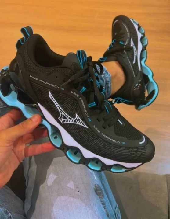 Tênis Mizuno Wave Prophecy 13 azul ? bb - Foto 4