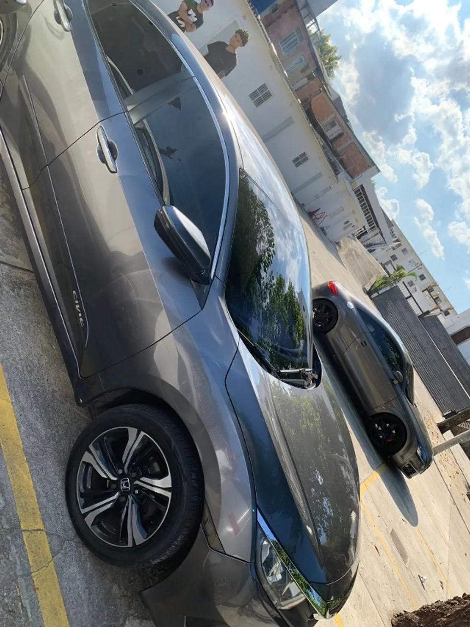 honda civic 2019 aut completo com gnv entrada sugerida 25 mil + 48x 2.236,00 + garantia - Foto 4