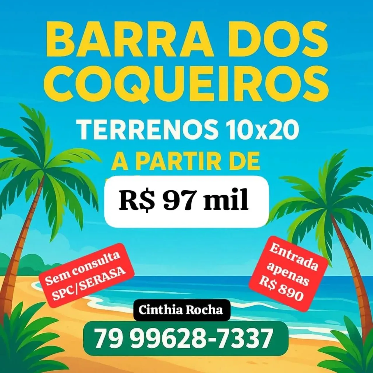 SOMENTE ATÉ JULHO PROMOÇÃO LOTES NO PARK BARRA DOS COQUEIROS