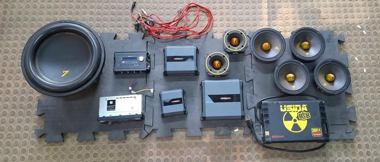 Kit Completo de Som Automotivo Zetta Audio - Foto 4