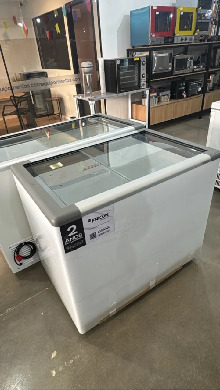 Freezer Horizontal 311 litros com Vidro - FRICON