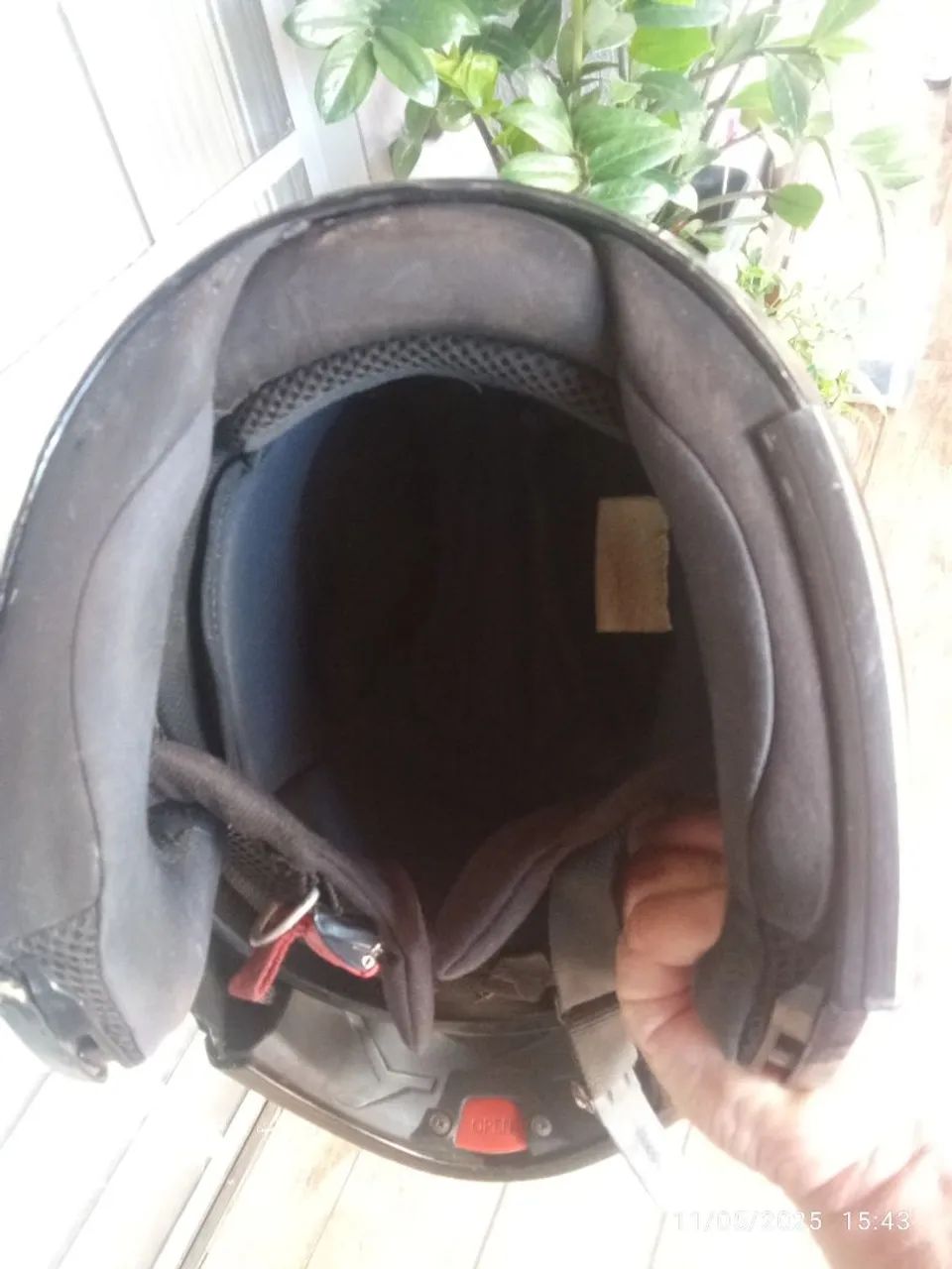 Capacete Moto Flip-Up Preto - Foto 3