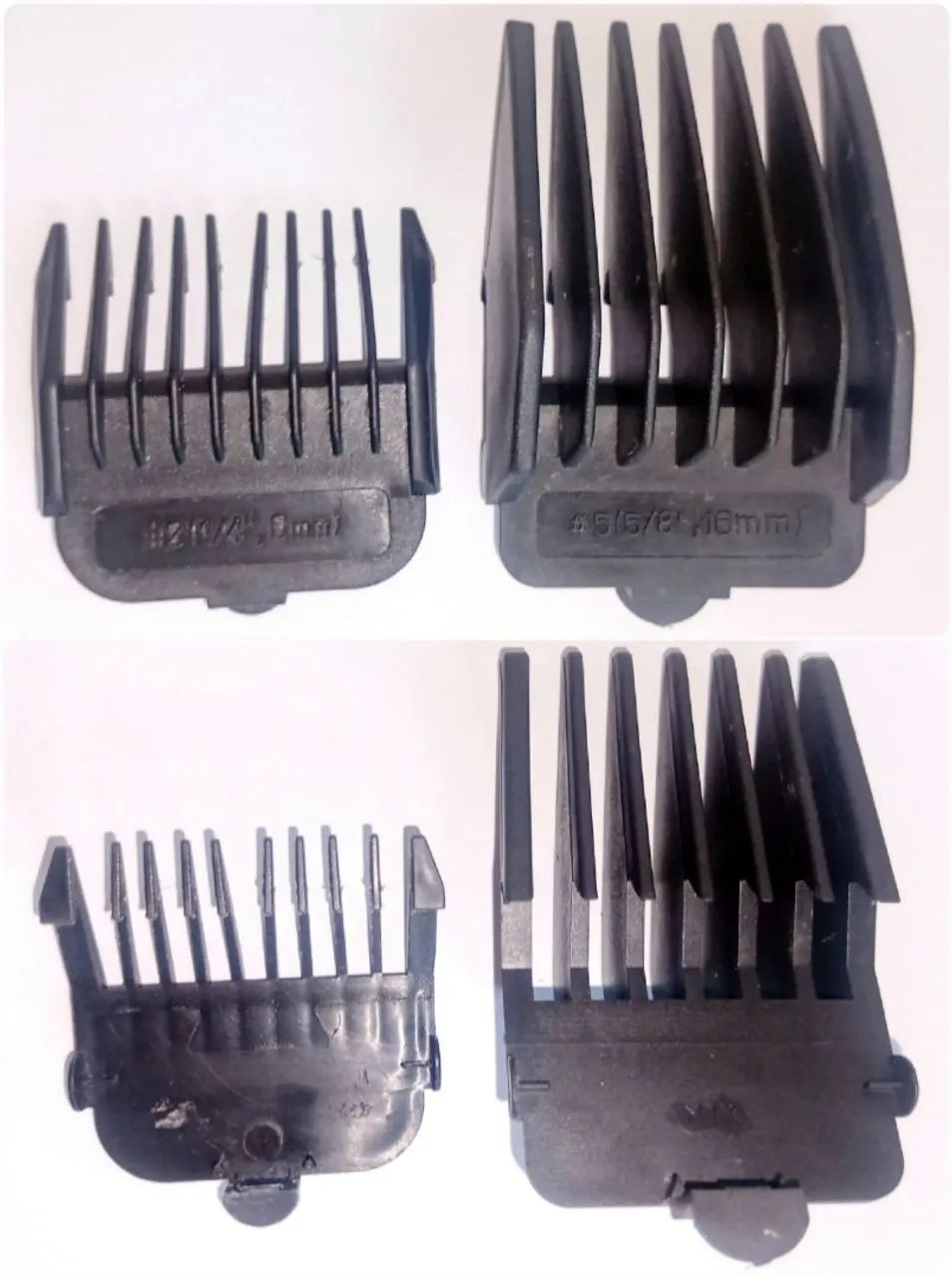  Pentes Plásticos para Máquina de Cortar Cabelo Gama Italy Usados - Foto 2