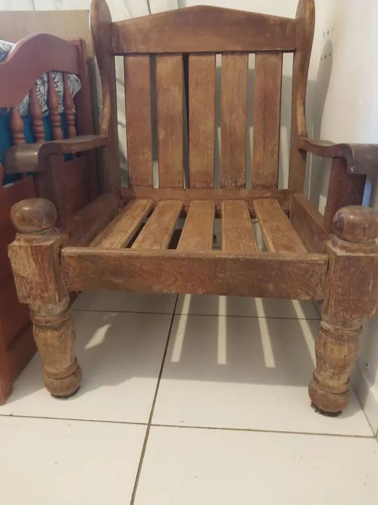 Cadeira estilo poltrona rústica  - Foto 2