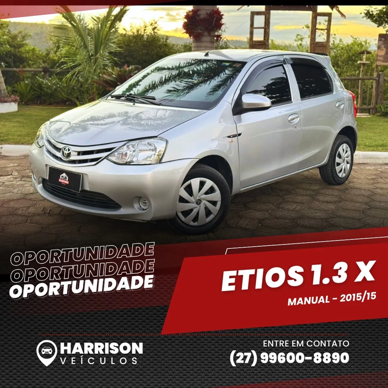 TOYOTA ÉTIOS 1.3 X COMPLETO