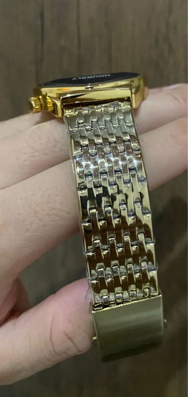 Relógio Hoursly Dourado - Elegância e Estilo - Foto 3