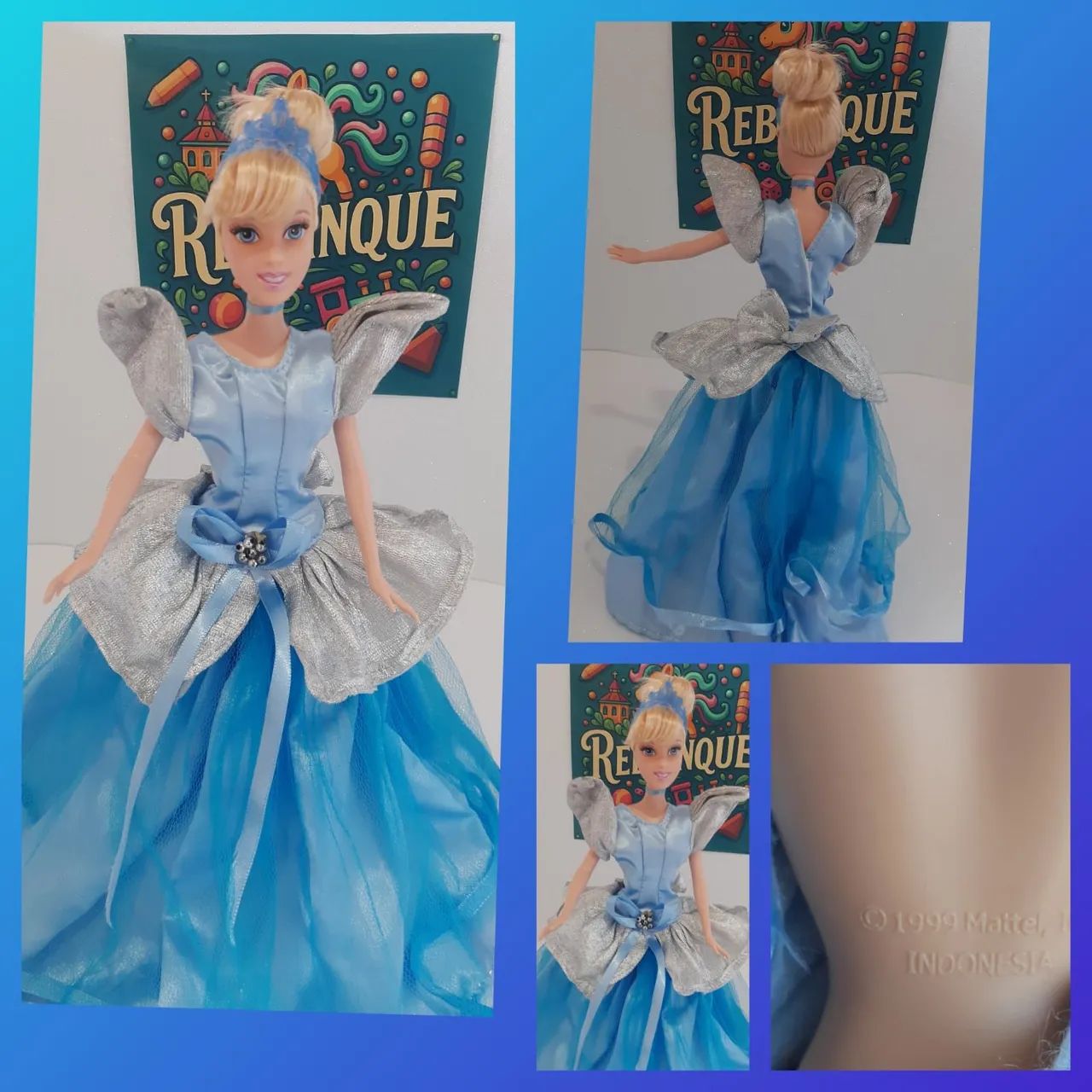 Boneca Cinderela Mattel 1999 - Colecionador