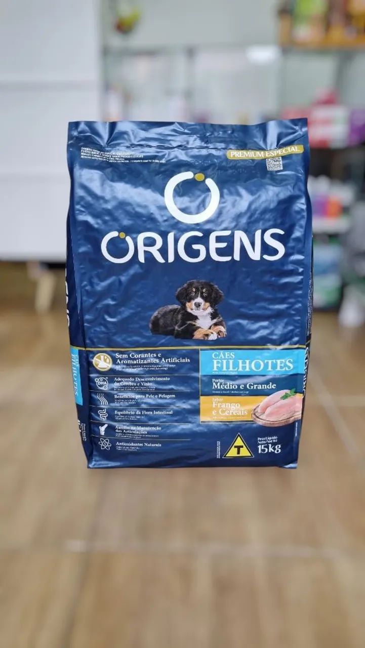 Ração Origens 15kg + Balde Magnus Grátis - Foto 3
