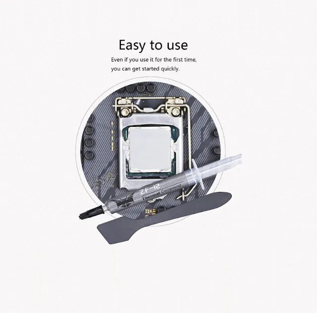 Pasta Térmica Prata Thermagic 12w/m.k 8g  - Foto 3