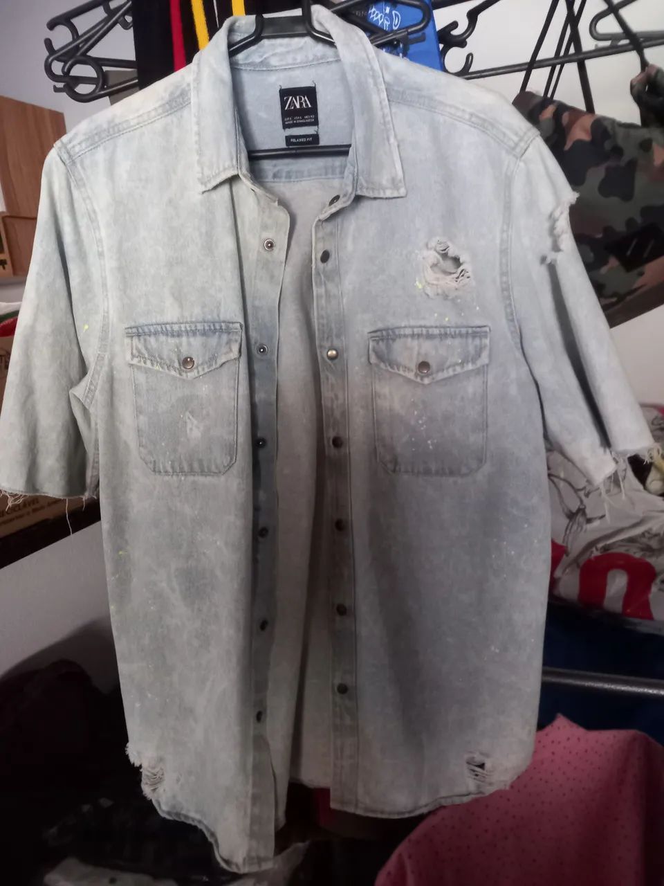 CAMISAS MANGA CURTA ZARA - Foto 3