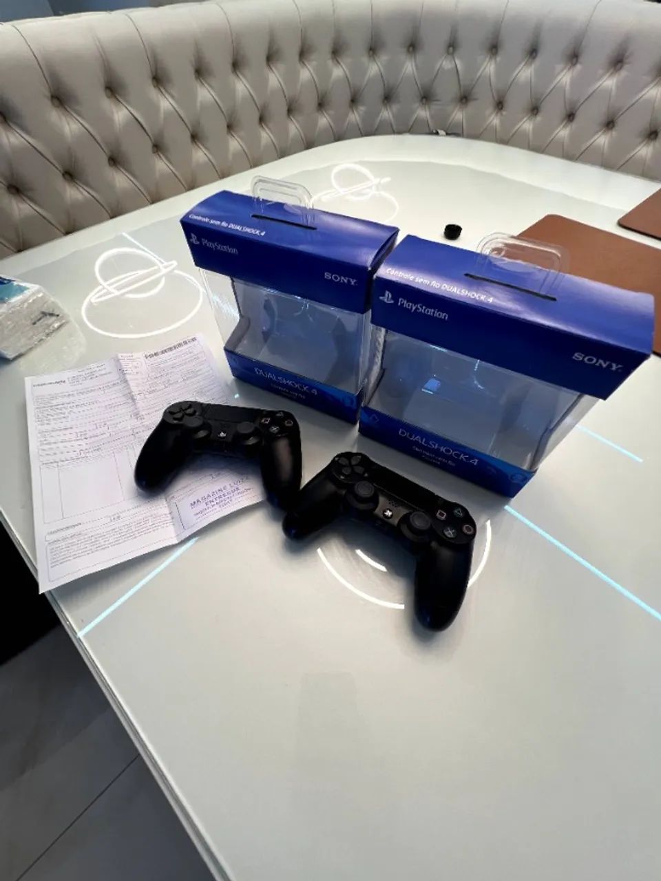 2 CONTROLES DE PS4 ORIGINAL SONY - NOVO