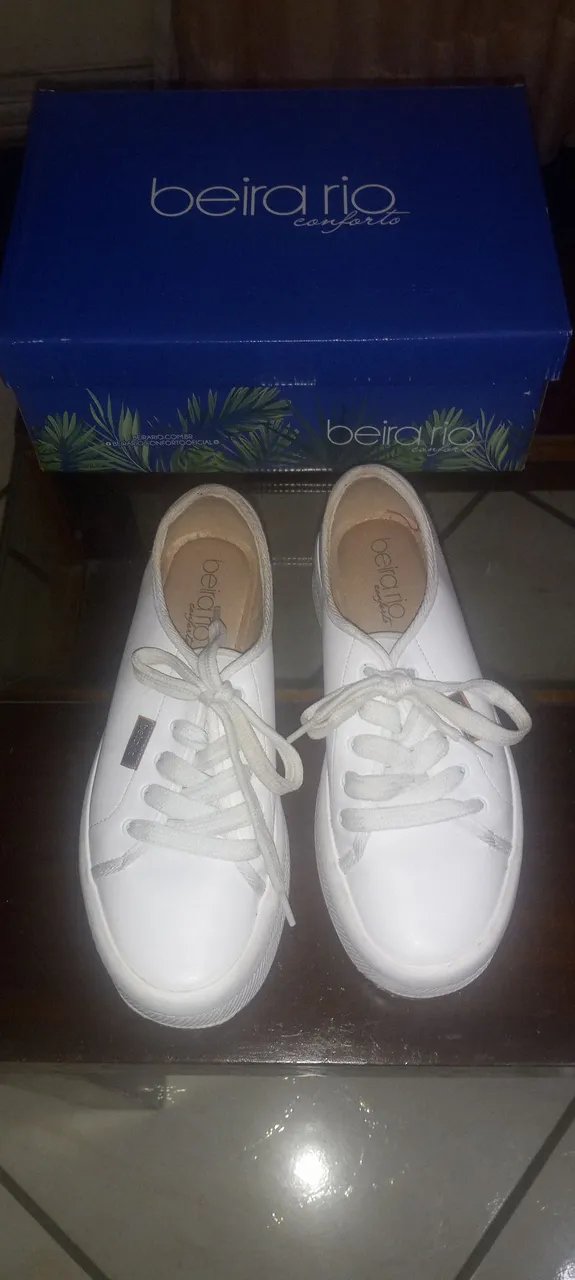 Tênis Feminino Branco Beira Rio Conforto