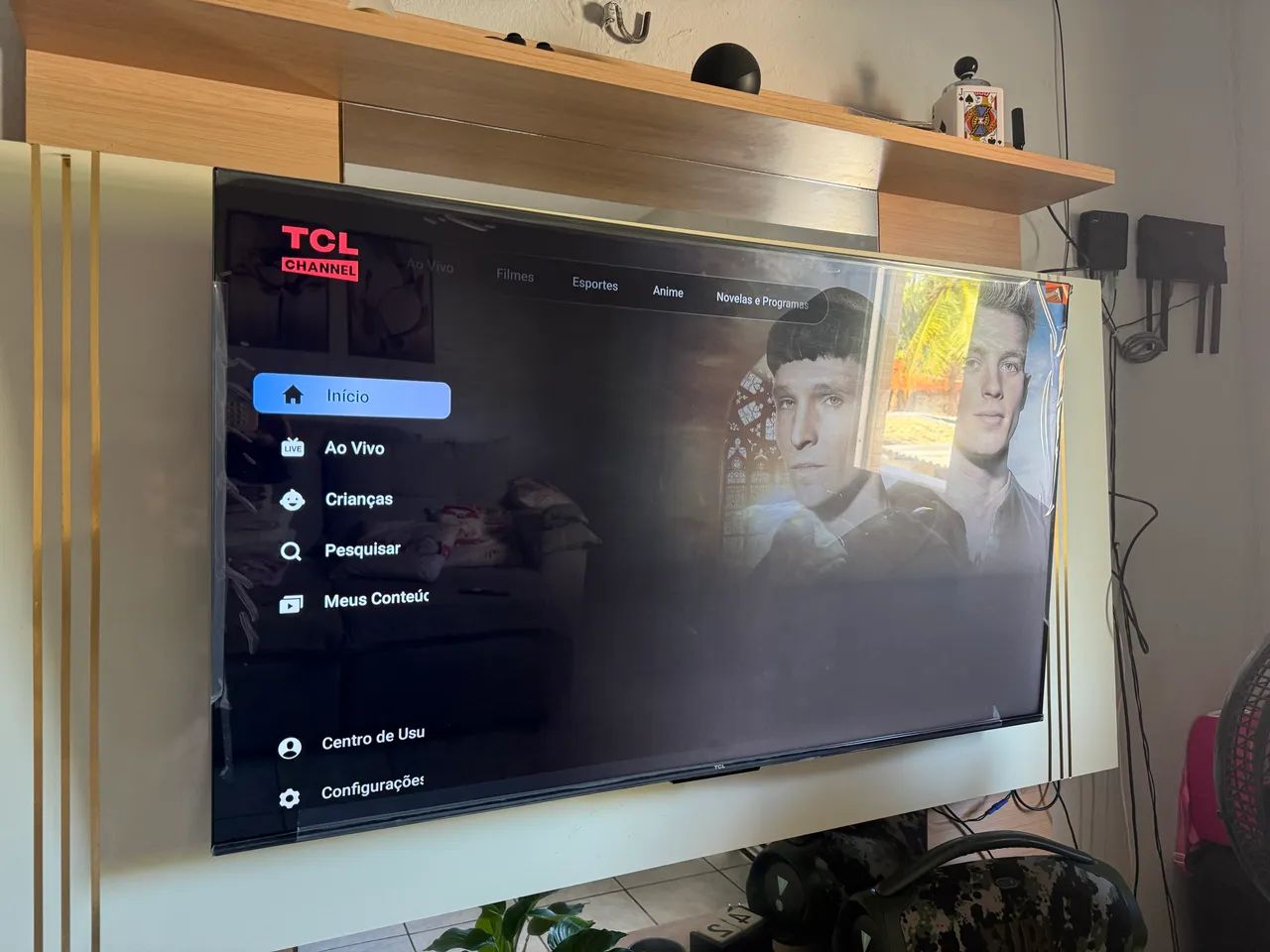 TV TCL 55 POLEGADAS POUCO TEMPO DE USO 