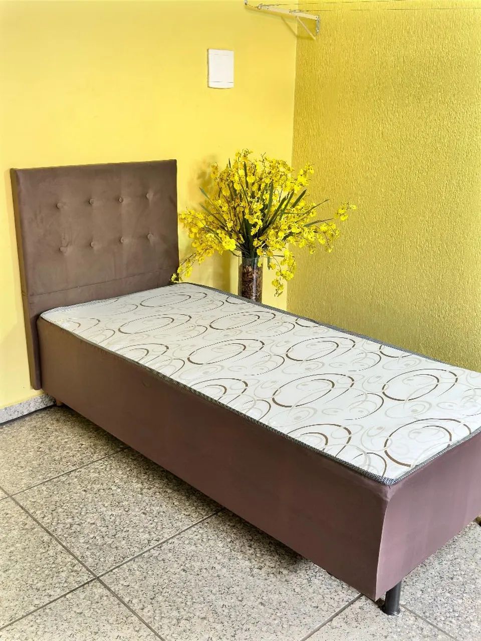Cama Box Solteiro - Novo