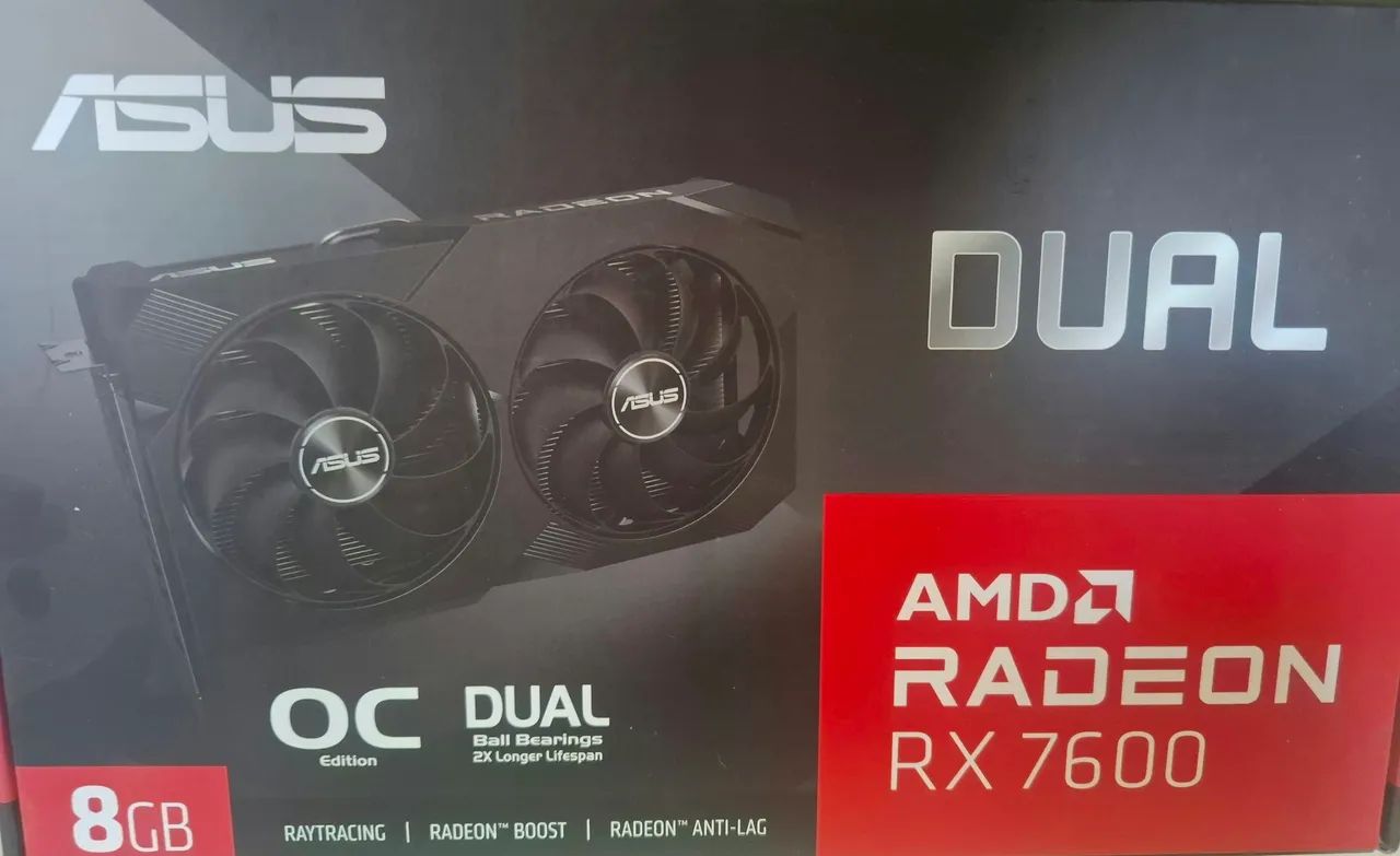 Rx 7600 placa de video  - Foto 3