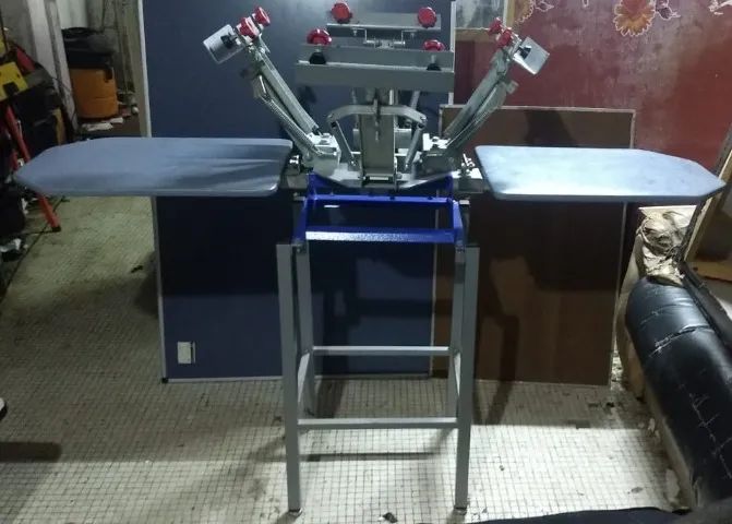 Carrossel Para Serigrafia Ou Estamparia 4 Garras 2 Berços (Usado) - Foto 2