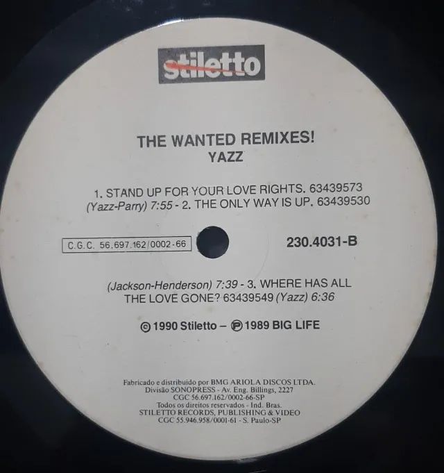 Disco de Vinil LP YAZZ The Wanted Remixes! - Foto 3