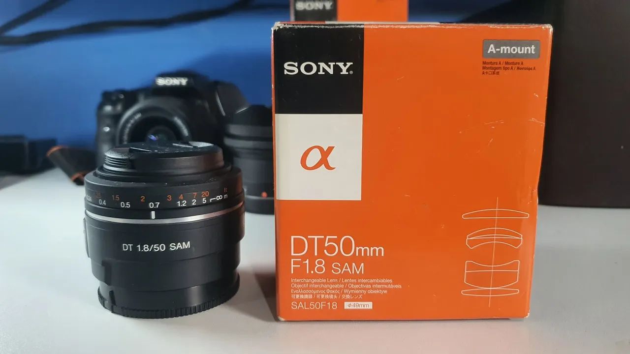 Lente Sony Alpha DT 50mm f/1.8 SAM  SAL50F18 A-Mount