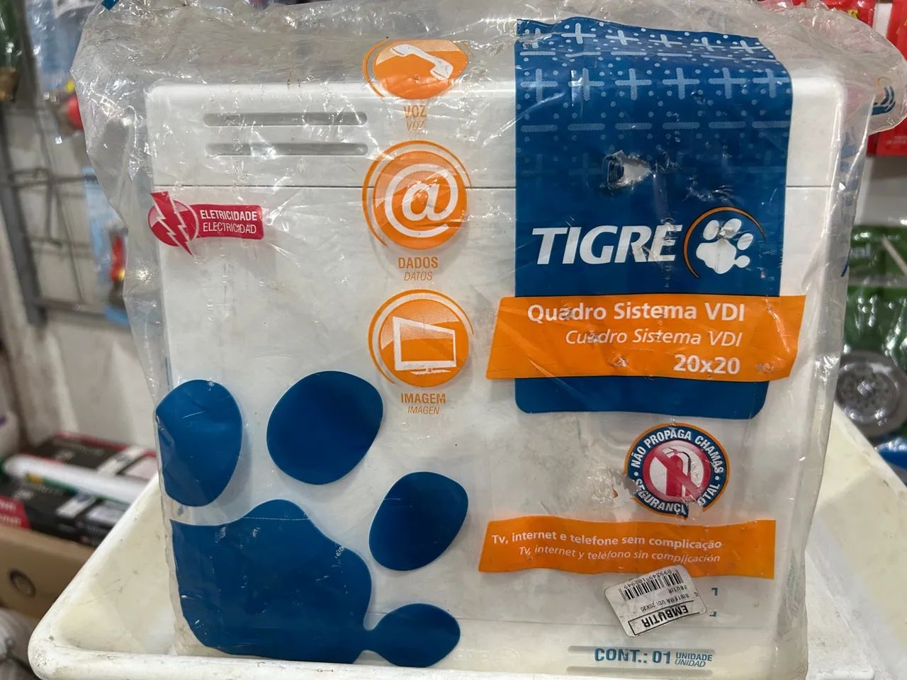 Quadro Sistema VDI Tigre 20x20 - Instalação Elétrica