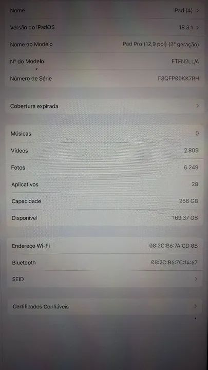 Apple iPad Pro 12.9 256 3 ger - tela na garantia até 10/25 - Foto 3