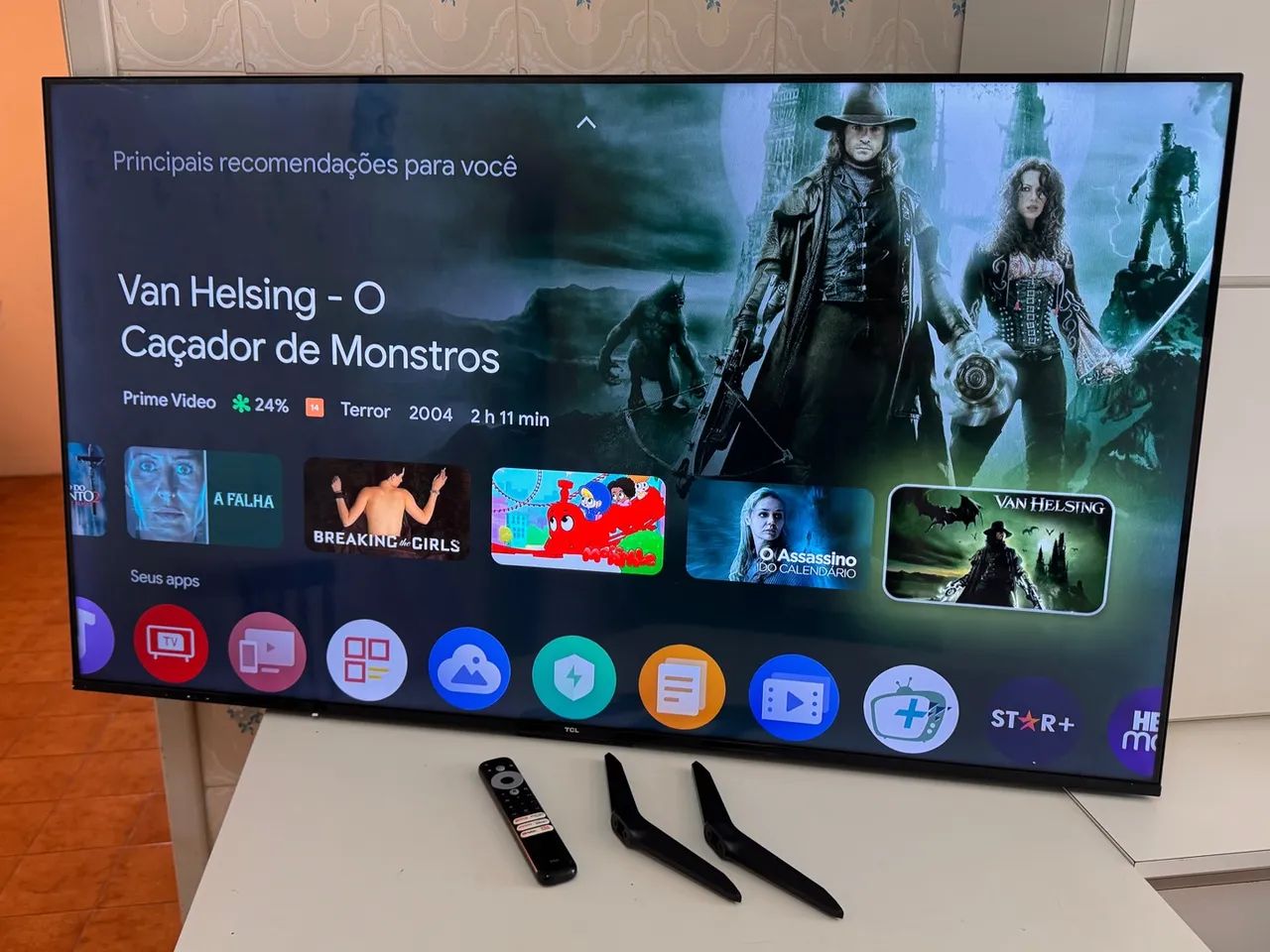 Tv 55 Smart 4K UHD na caixa Android  - Foto 4