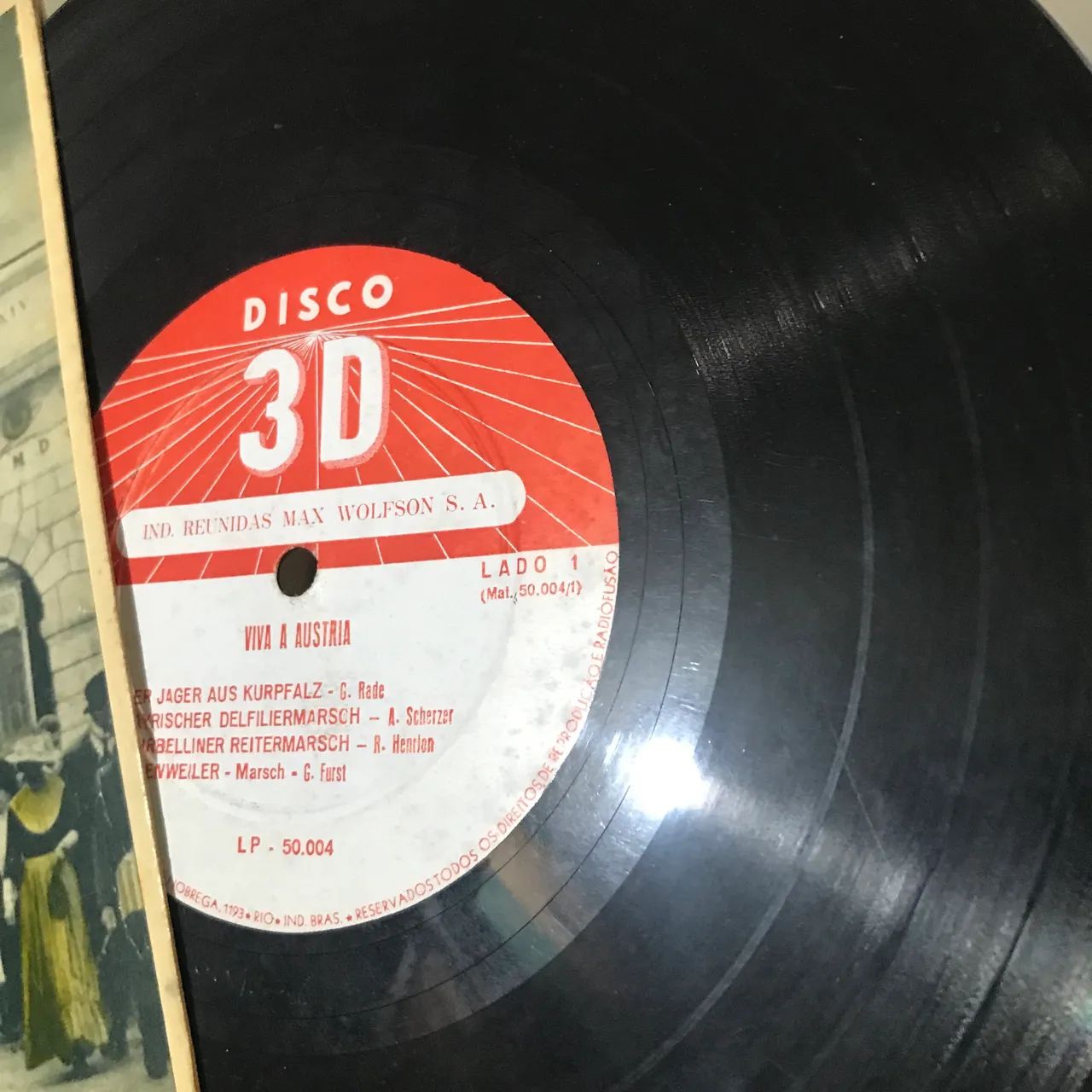 Lote 2 lp vinil 10 polegadas alema austria - Foto 5