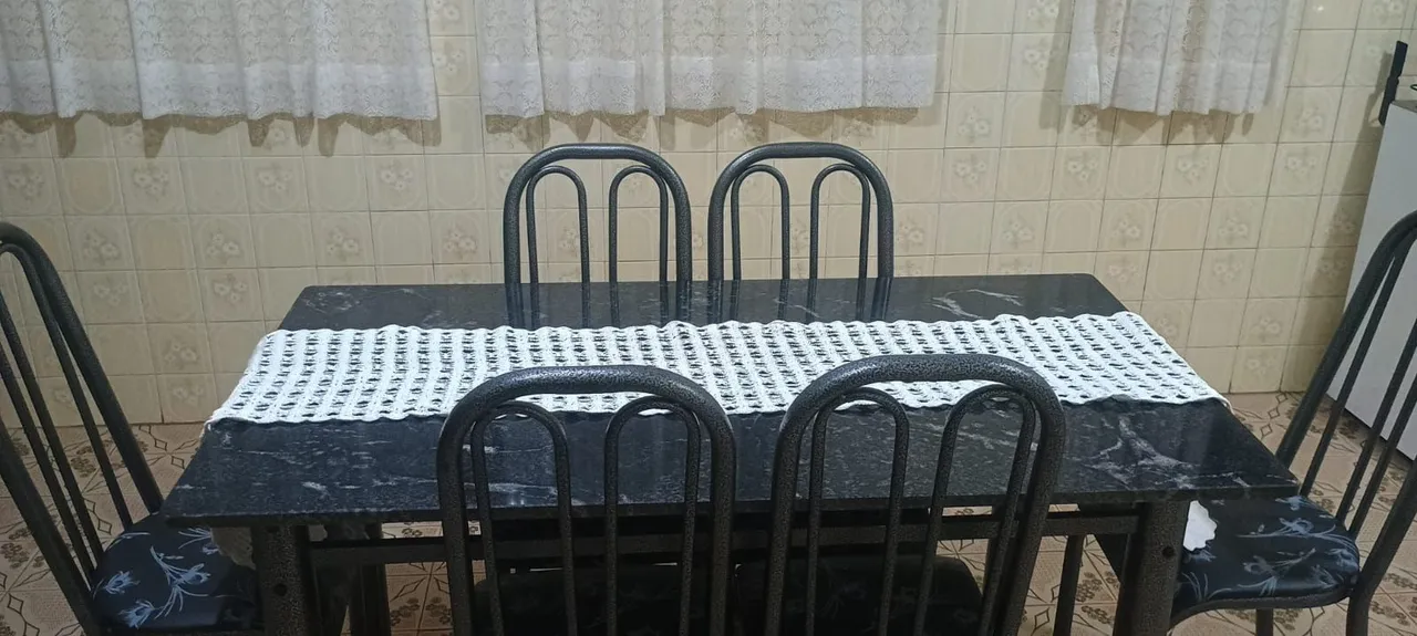 Caminho | Trilho de Mesa | Crochê | Cor Cru